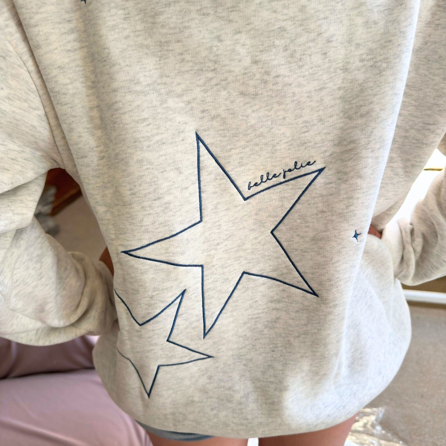 Embroidered Celestial Stars Hoodie (pre-order)