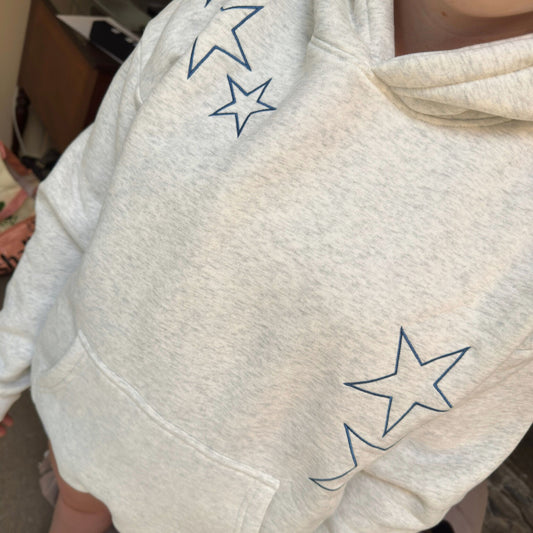 Embroidered Celestial Stars Hoodie (pre-order)